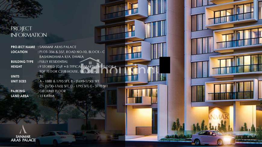SANMAR ARAS PALACE, Apartment/Flats at Bashundhara R/A