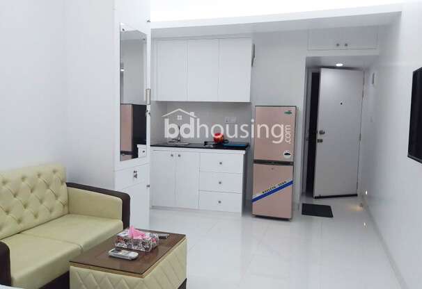 Well-Equipped Studio Apartment For Rent In Bashundhara R/A, Apartment/Flats at Bashundhara R/A