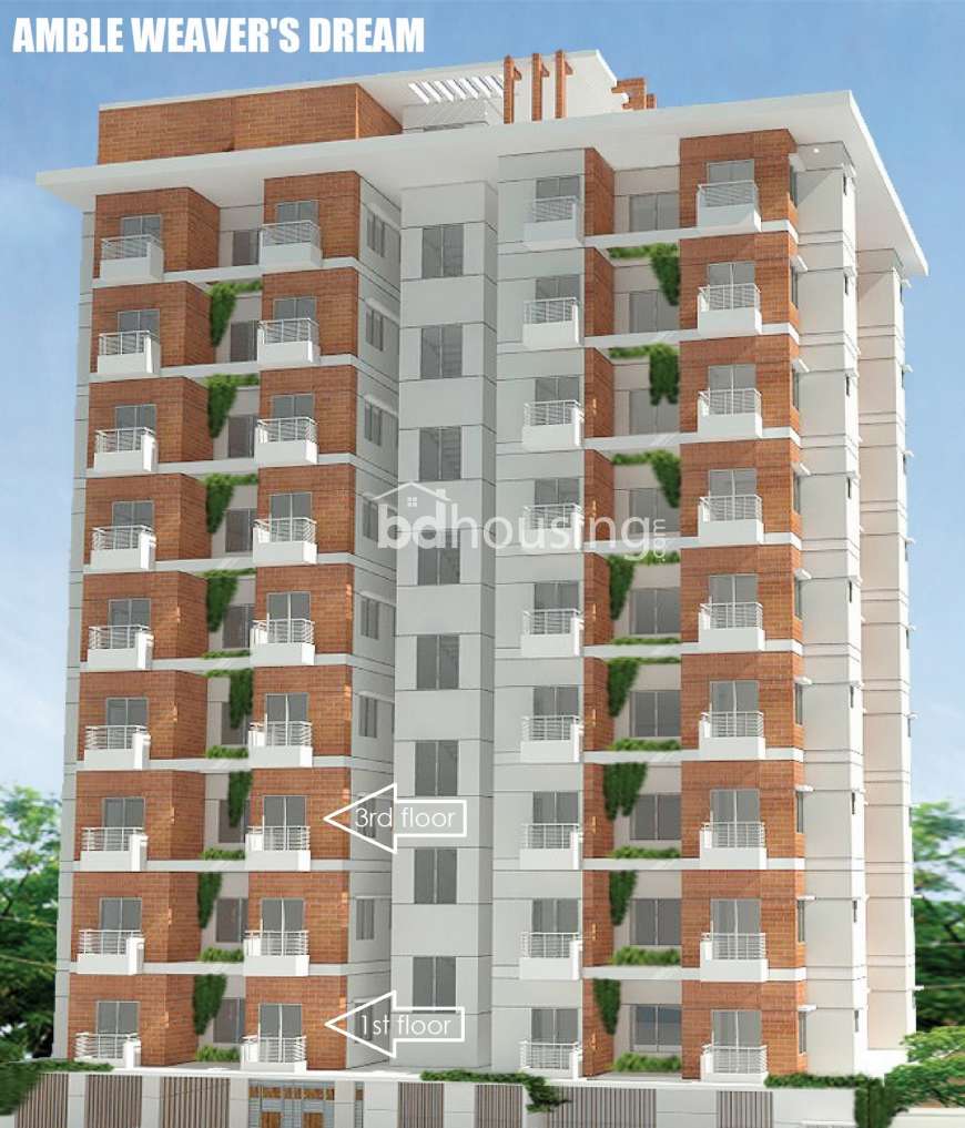 Amble Weaver's Dream, Apartment/Flats at Bashundhara R/A