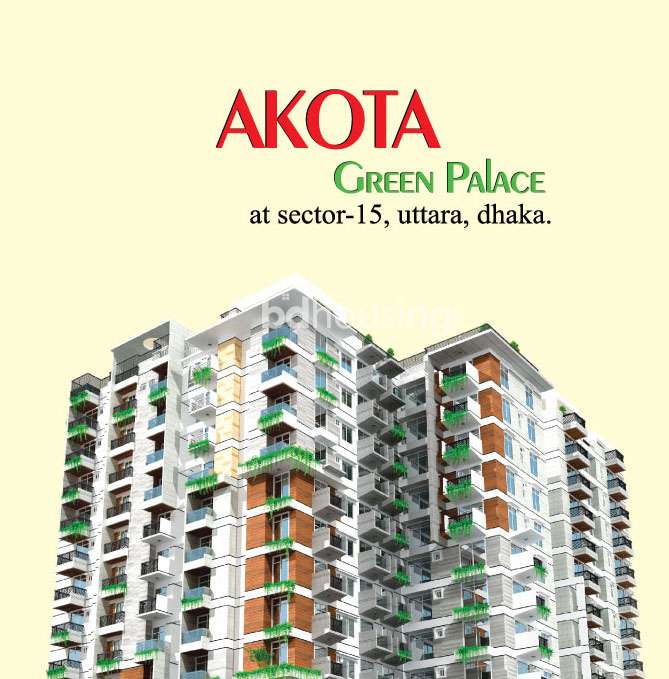 Akota Green palace (Condominium Building project), Apartment/Flats at Uttara