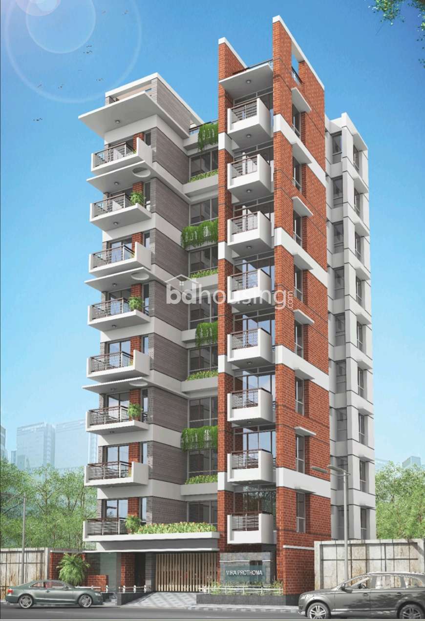 9 storied apartment building, Apartment/Flats at Bashundhara R/A