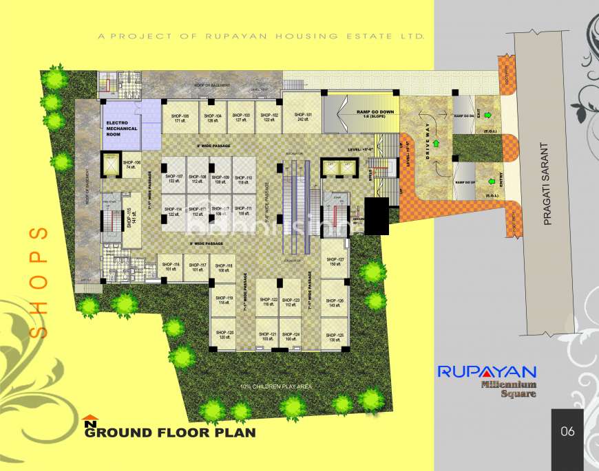 Rupayan millennium Square, Office Space at Badda