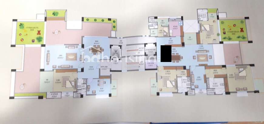 4055 sft Exclusive Apartment @ bashundhara., Apartment/Flats at Bashundhara R/A