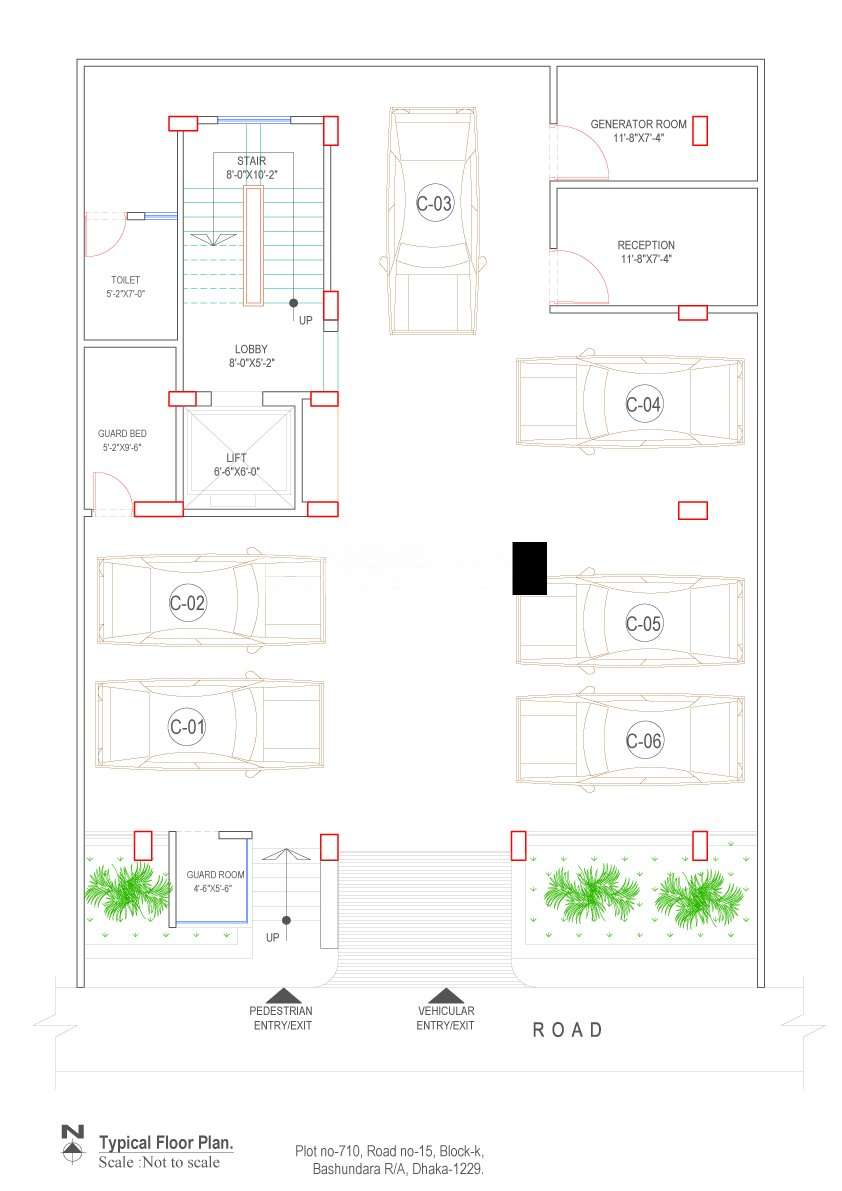 TM BULU, Apartment/Flats at Bashundhara R/A