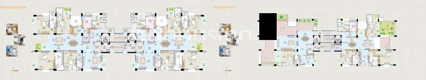 4050 sft Luxurious Lake view Apat @ I Block. , Apartment/Flats at Bashundhara R/A