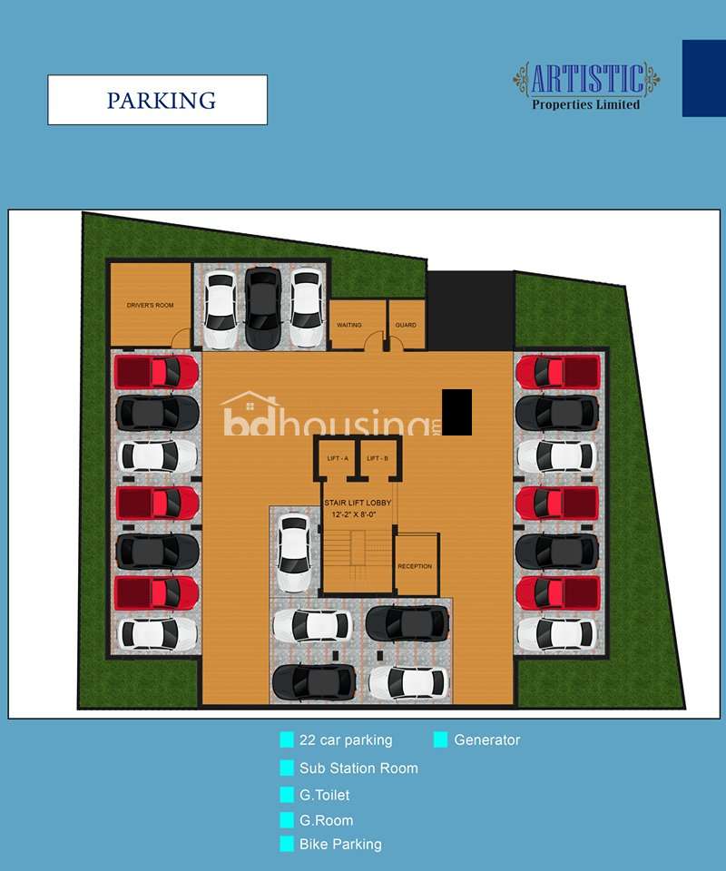 Artistic-Sunflower , Apartment/Flats at Uttara