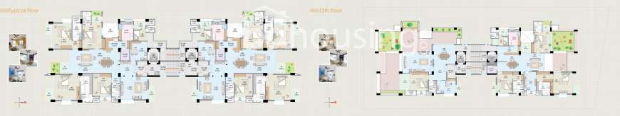 4055 sft Exclusive Apt with GYM & Swimming Pool., Apartment/Flats at Bashundhara R/A