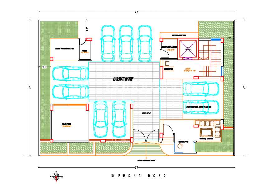 2235 sft Single unit Apt with Gas connection., Apartment/Flats at Uttara