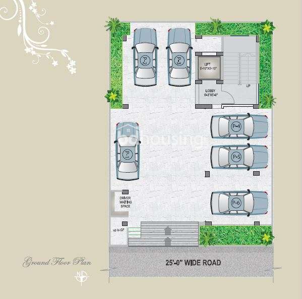 1560 sft. at Block-G, Bashundhara, Apartment/Flats at Bashundhara R/A