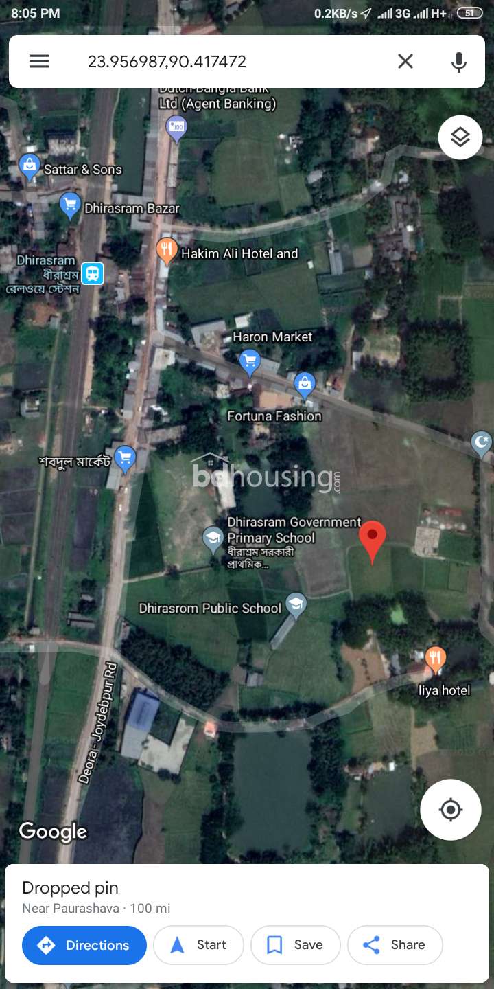 8 katha land on sale by owner, Commercial Plot at Gazipur Sadar