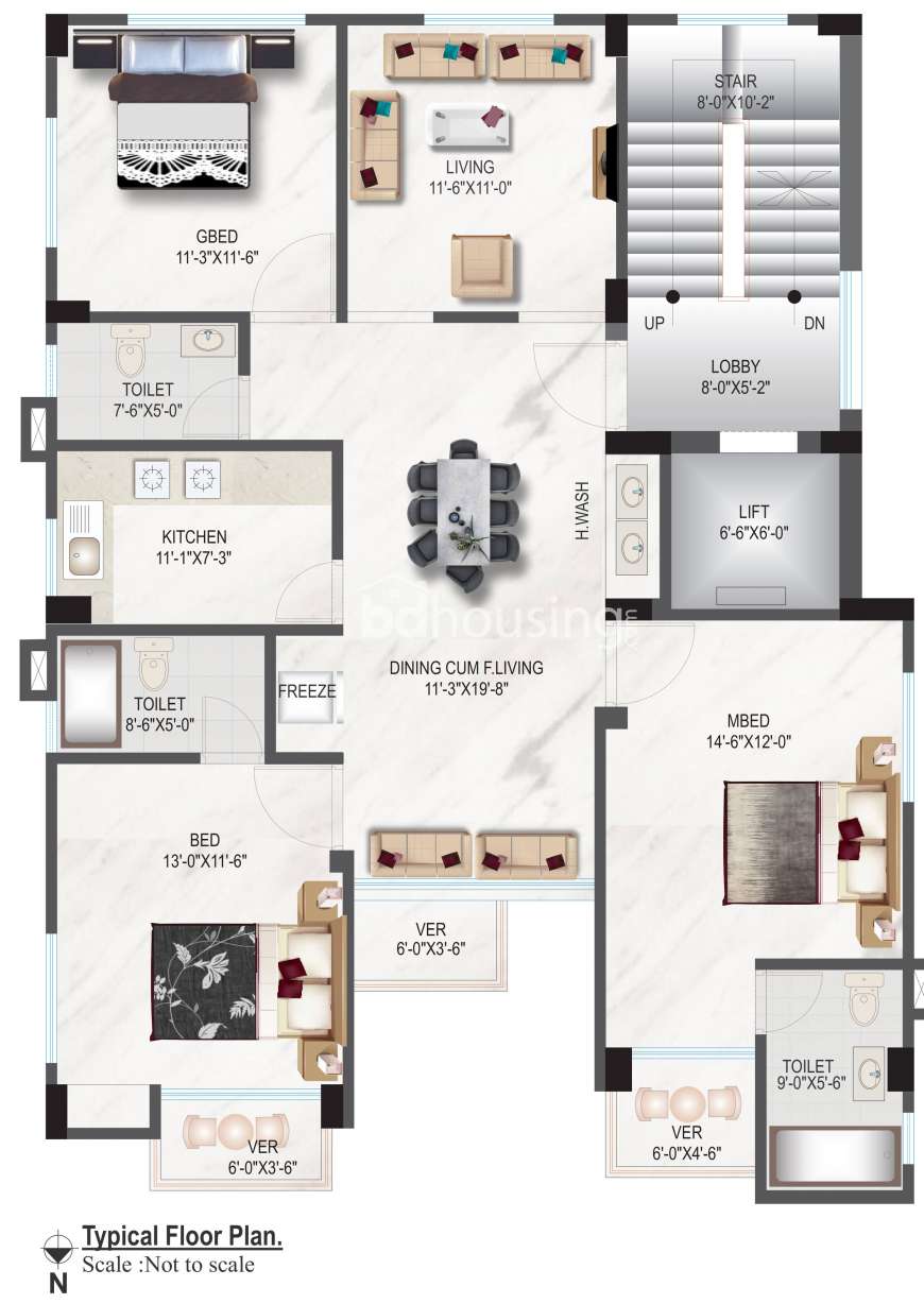 TM OASIS, Apartment/Flats at Bashundhara R/A