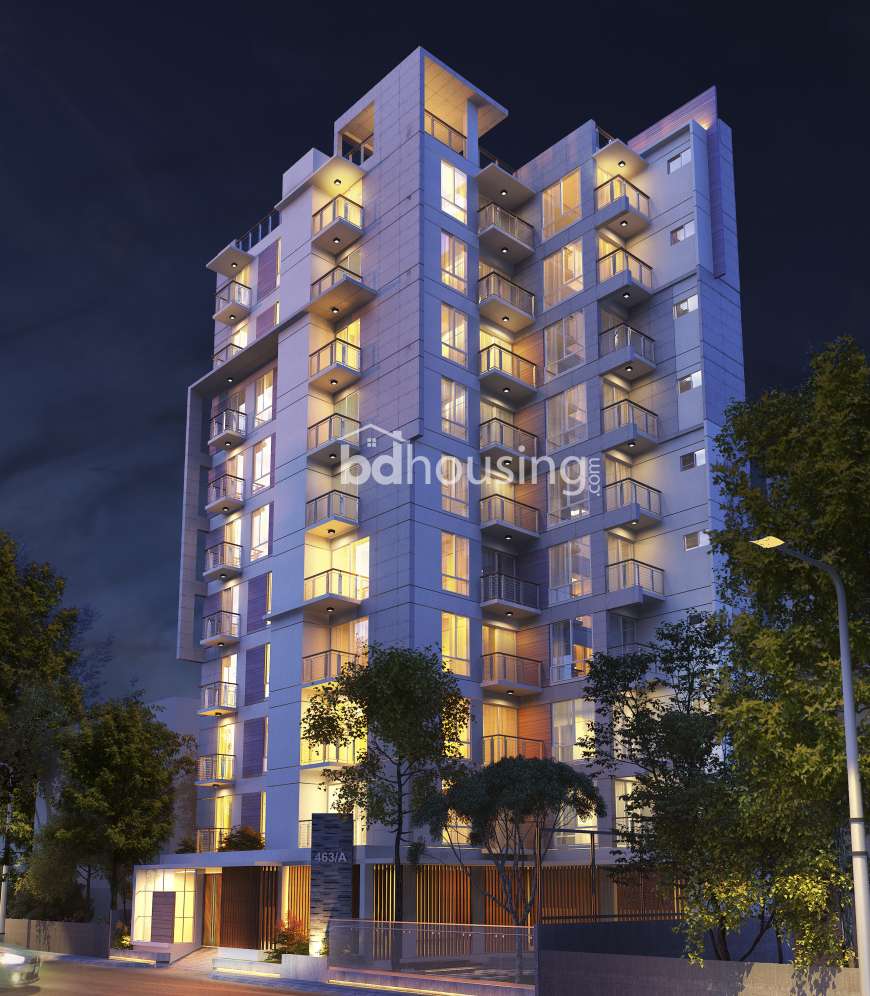 2450 sft single unit Apt with Gas & Lawn., Apartment/Flats at Bashundhara R/A
