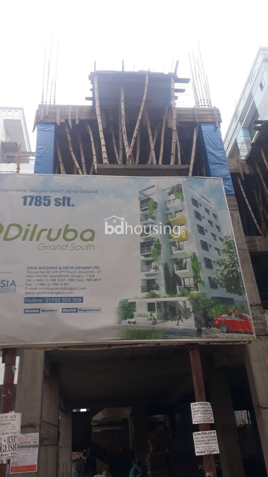  1785 sft. South Facing Apartment @ Block B Aftabnagar, Apartment/Flats at Aftab Nagar