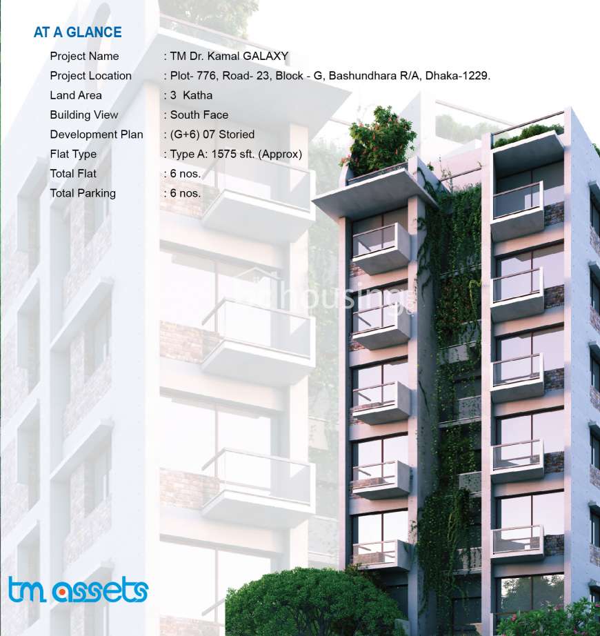 TM Galaxy, Apartment/Flats at Bashundhara R/A