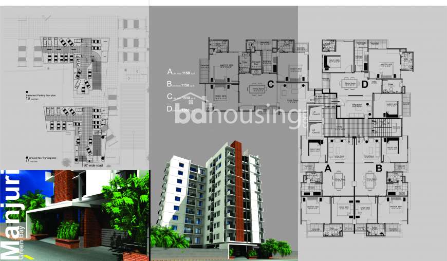 Green Bay Manjuri, Apartment/Flats at Monipur