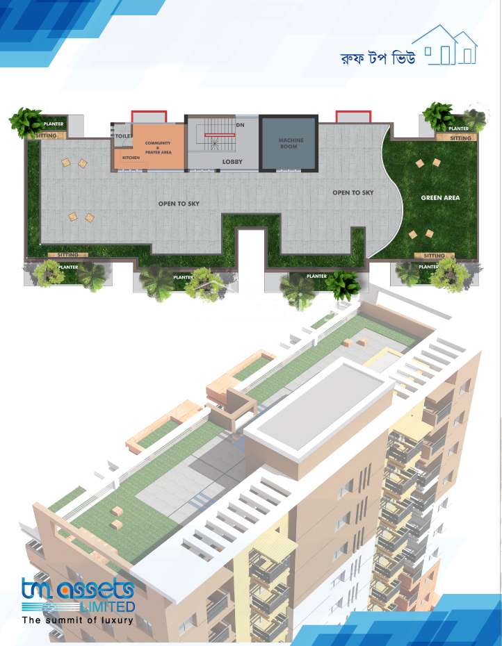 TM Lake Garden, Apartment/Flats at Aftab Nagar