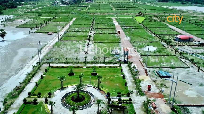 Purbachal American City, Residential Plot at Purbachal