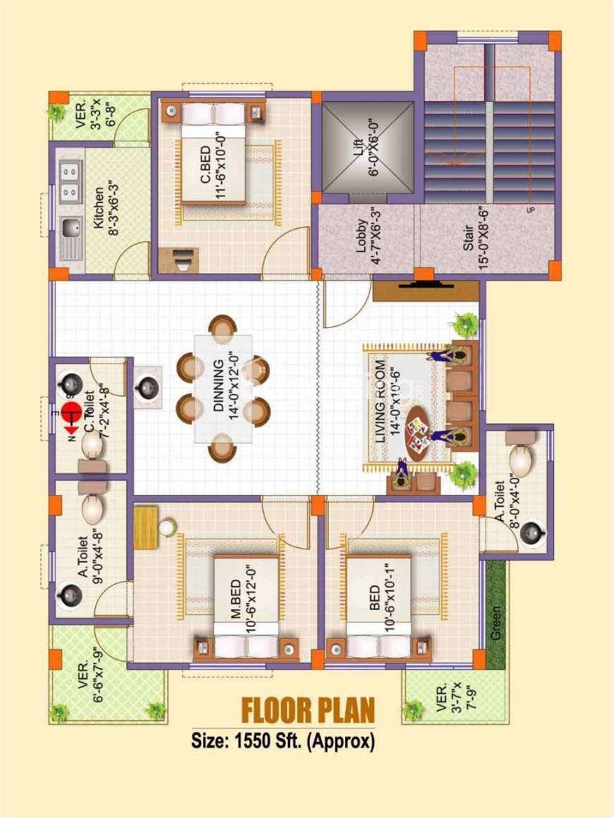 Richmond Rahib Garden, Apartment/Flats at Bashundhara R/A