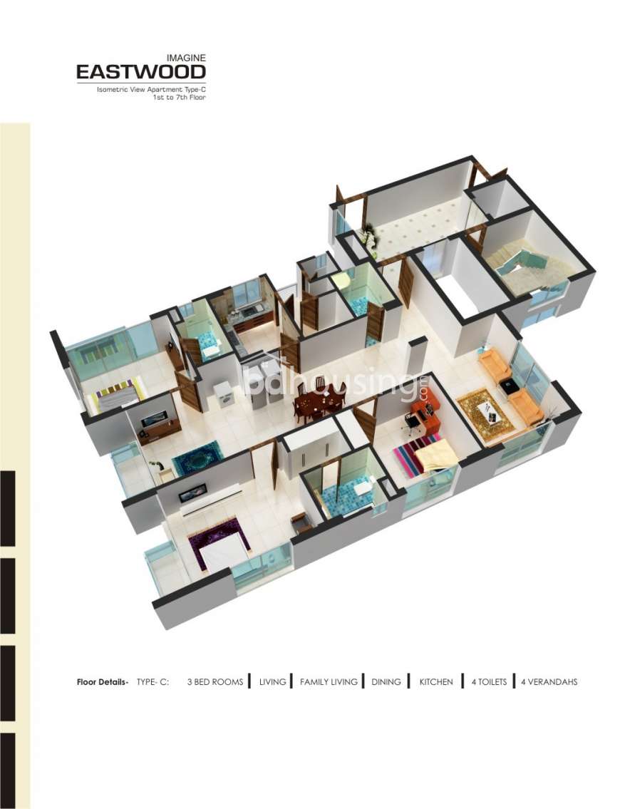Ready Luxurious Apartment for sale at basundhara, Apartment/Flats at Bashundhara R/A