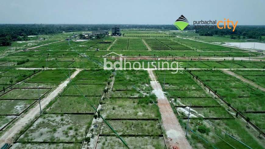 Purbachal American City, Residential Plot at Purbachal