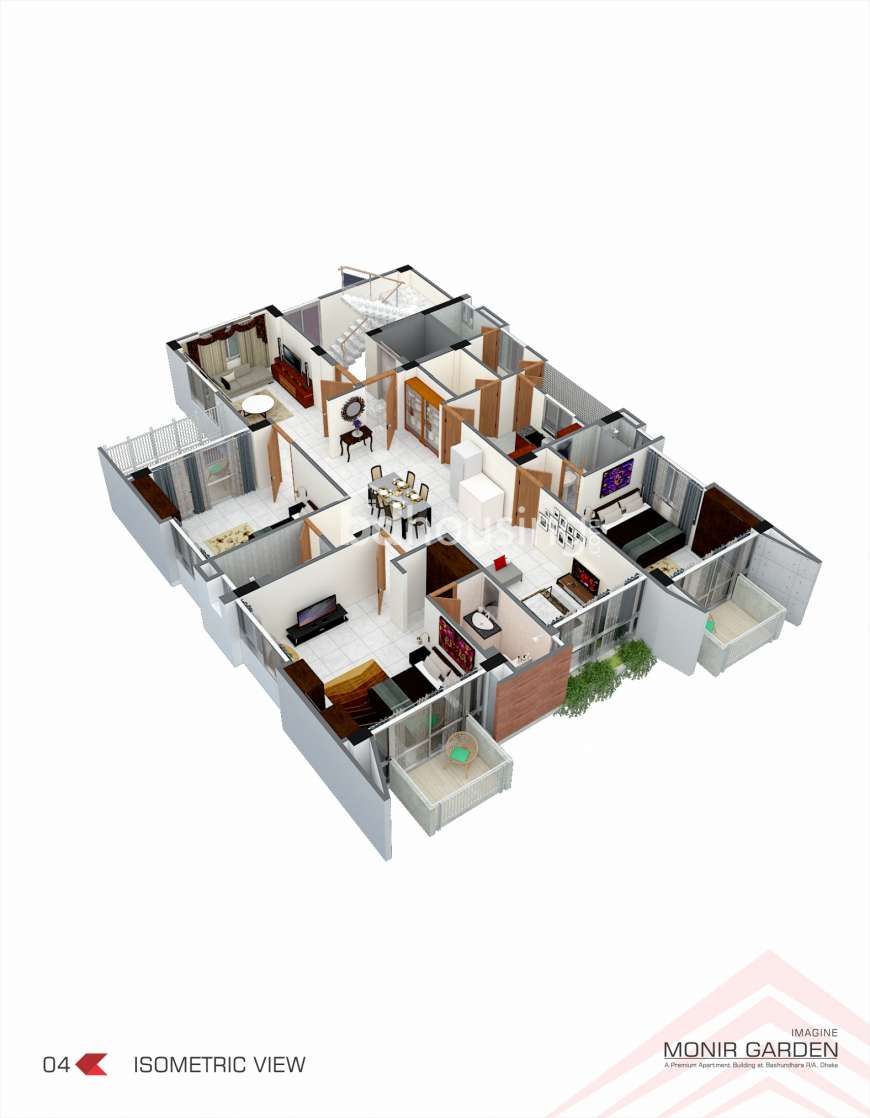 2300 sft flat at Bashundhara, Apartment/Flats at Bashundhara R/A