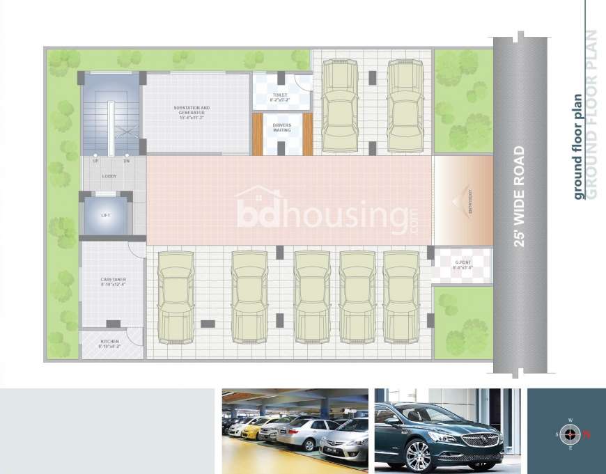 Ready Building Sale at Bashundhara R/A, Independent House at Bashundhara R/A