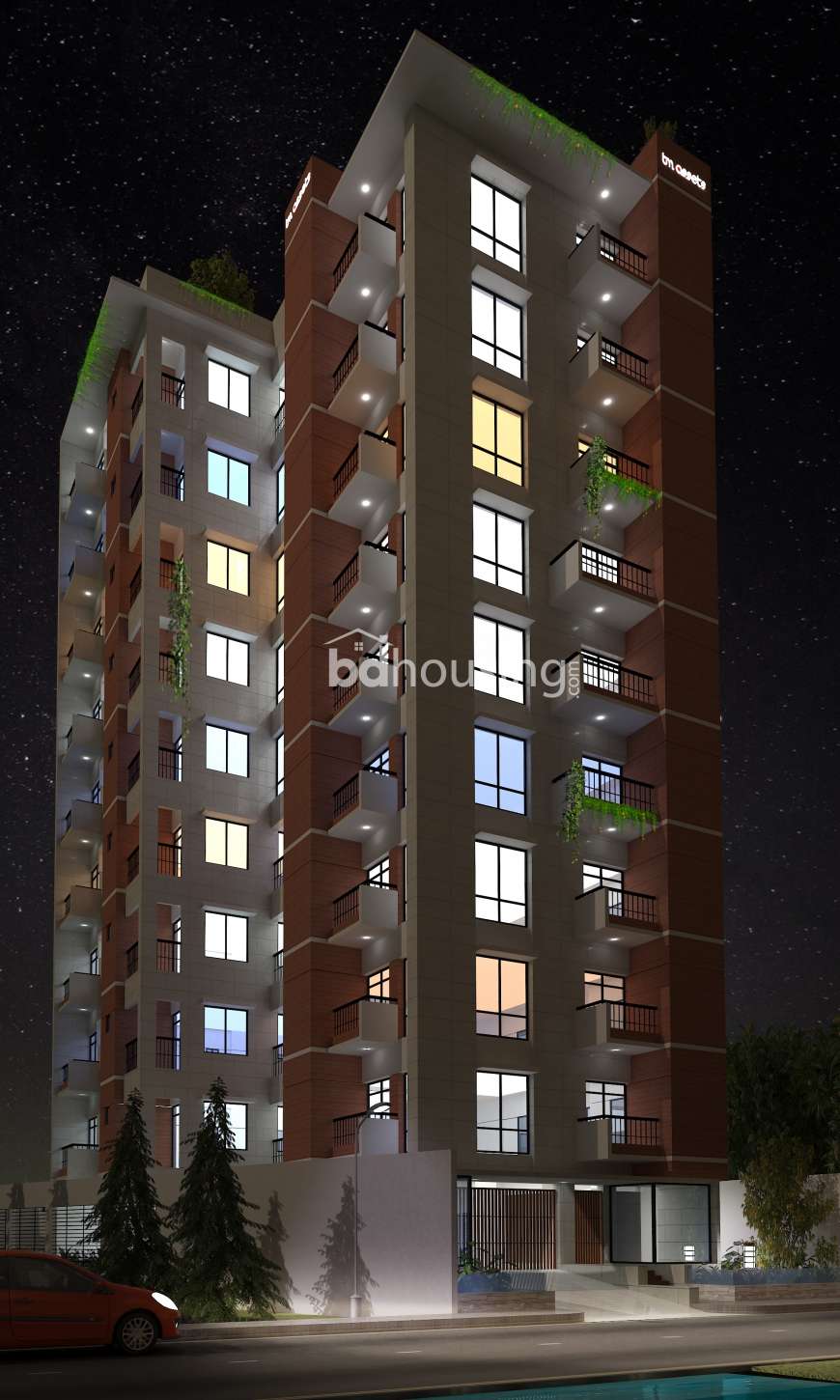 TM Lake View, Apartment/Flats at Bashundhara R/A