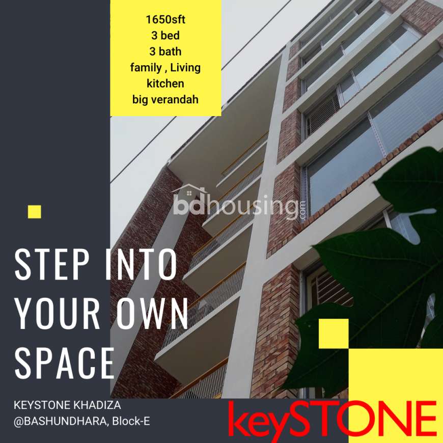 Premium Apartment keySTONE Khadiza, Apartment/Flats at Bashundhara R/A
