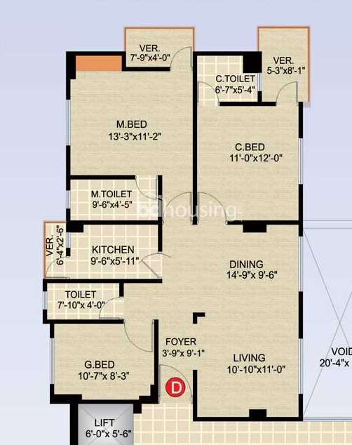 Karigar Mak Tower, Apartment/Flats at Badda