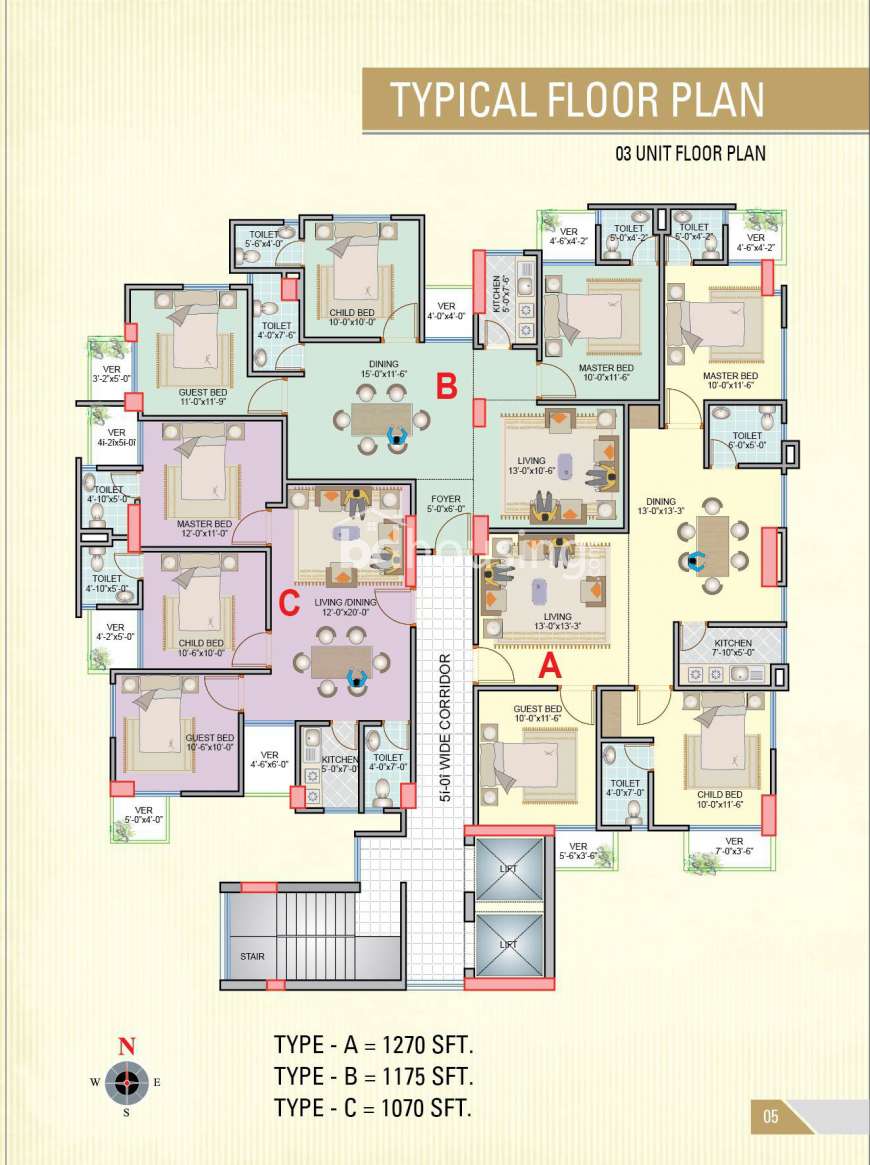 Bddl Azufa Kingdoom's, Apartment/Flats at Baitul Aman Housing