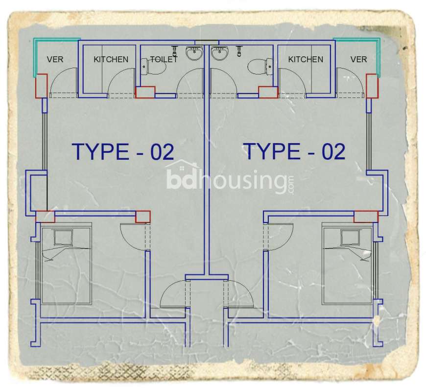 CBUS Silver, P-6, Studio Apartment at Banasree