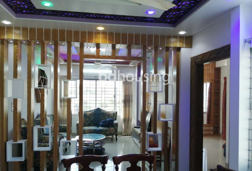 2160 Sft 4 bed Full interior flat at Bashundhara, Apartment/Flats at Bashundhara R/A