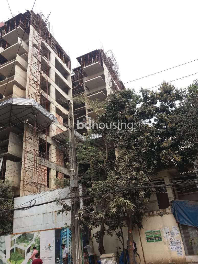 3165 Sft 80% Ready Flat Sale At Uttara-3, Apartment/Flats at Garden Road, Karwanbazar