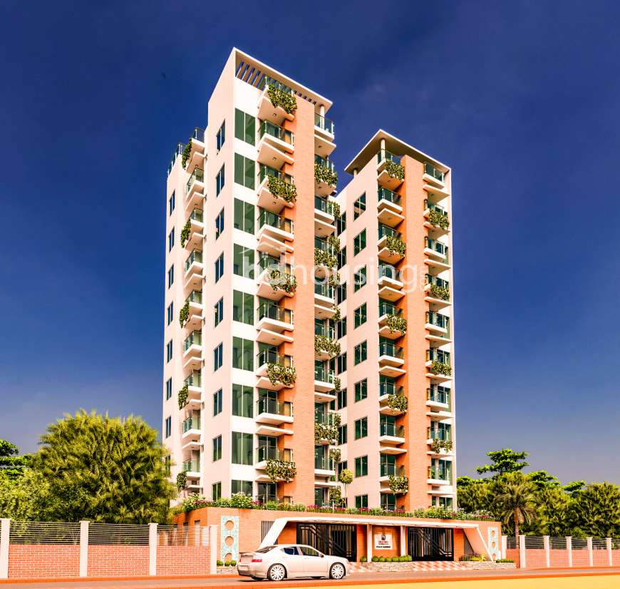 50% Less Bashundhara i (Ext) Block Ongoing Project 2400sft Land with Flat, Apartment/Flats at Bashundhara R/A