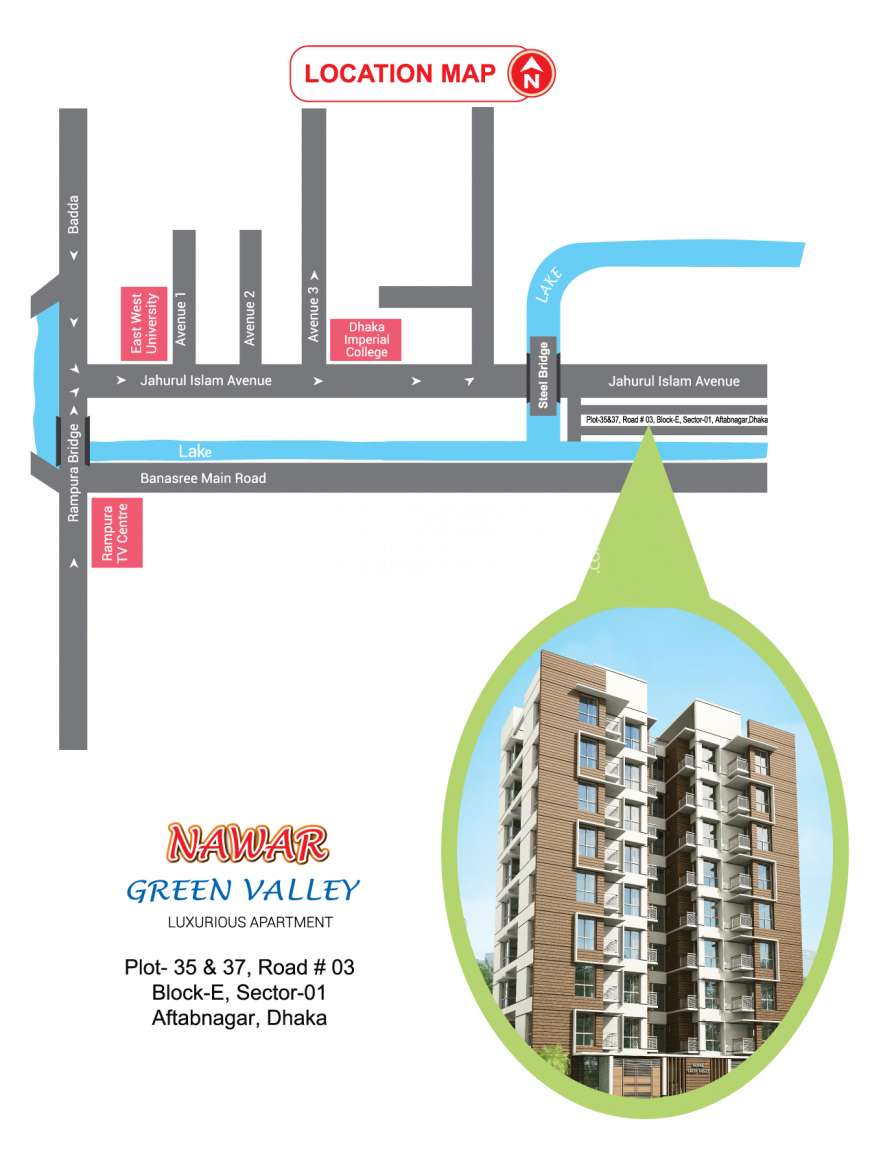 Nawar Green Valley, Apartment/Flats at Aftab Nagar