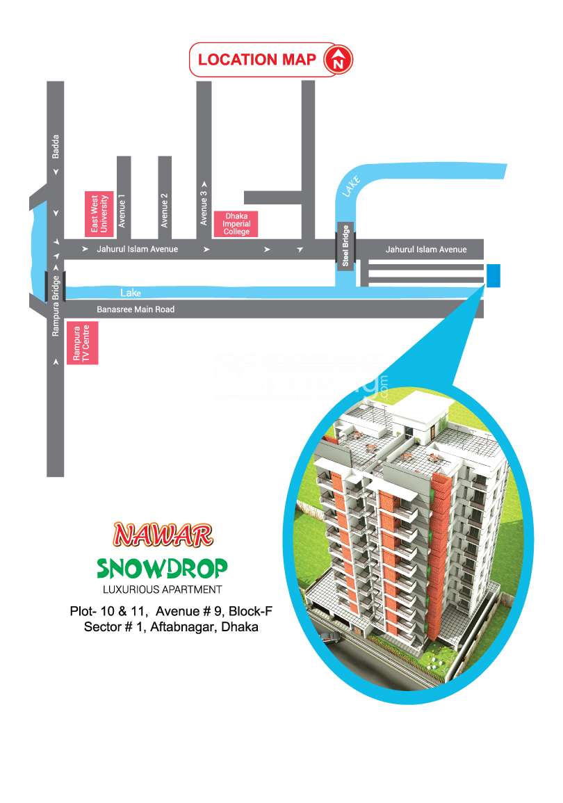Nawar Snow Drop, Apartment/Flats at Aftab Nagar