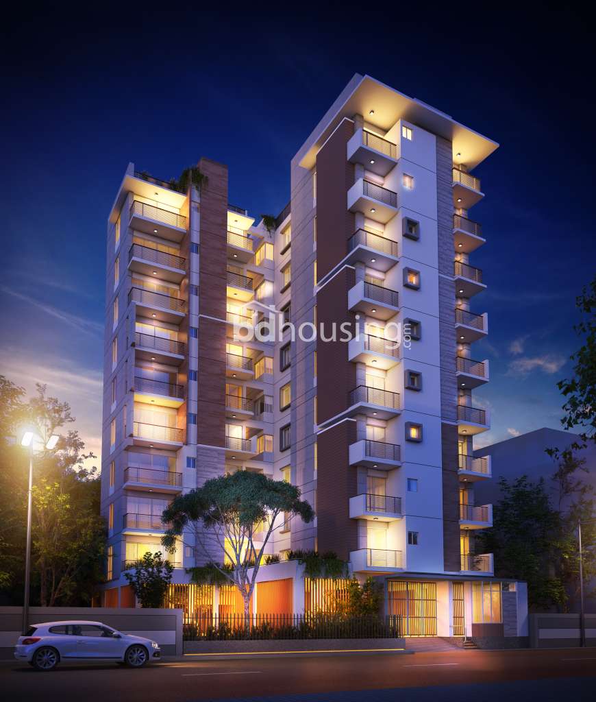 2150 sft Apartment with Lawn & GYM @ I Block , Apartment/Flats at Bashundhara R/A
