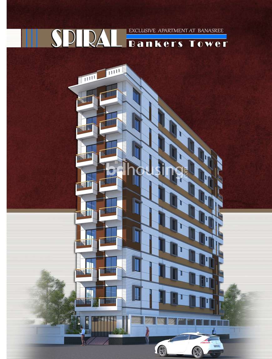 Spiral Bankers Tower, Apartment/Flats at Banasree