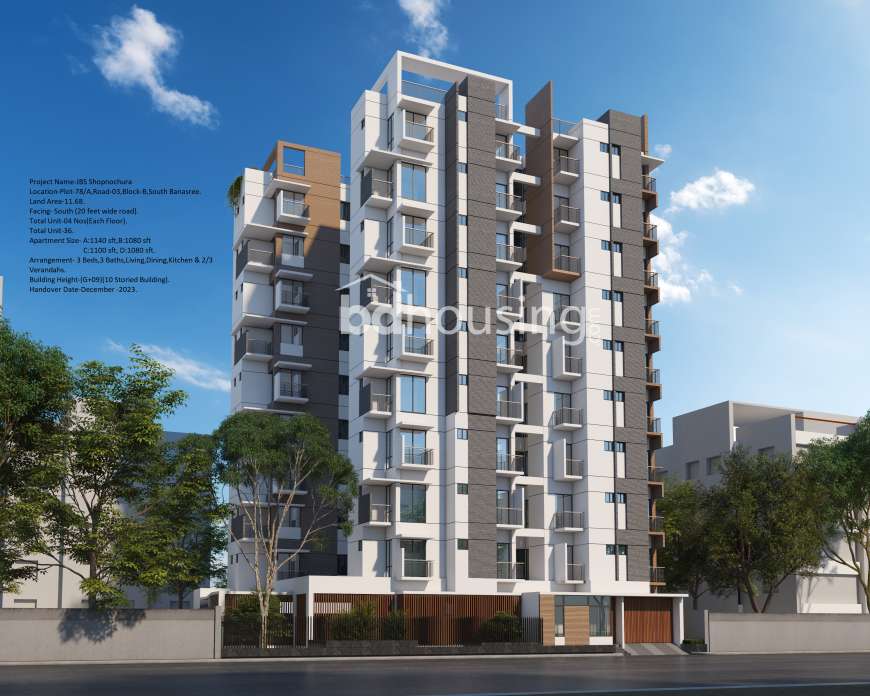 JBS SHOPNOCHURA @Nandi Para South Facing, Apartment/Flats at Banasree