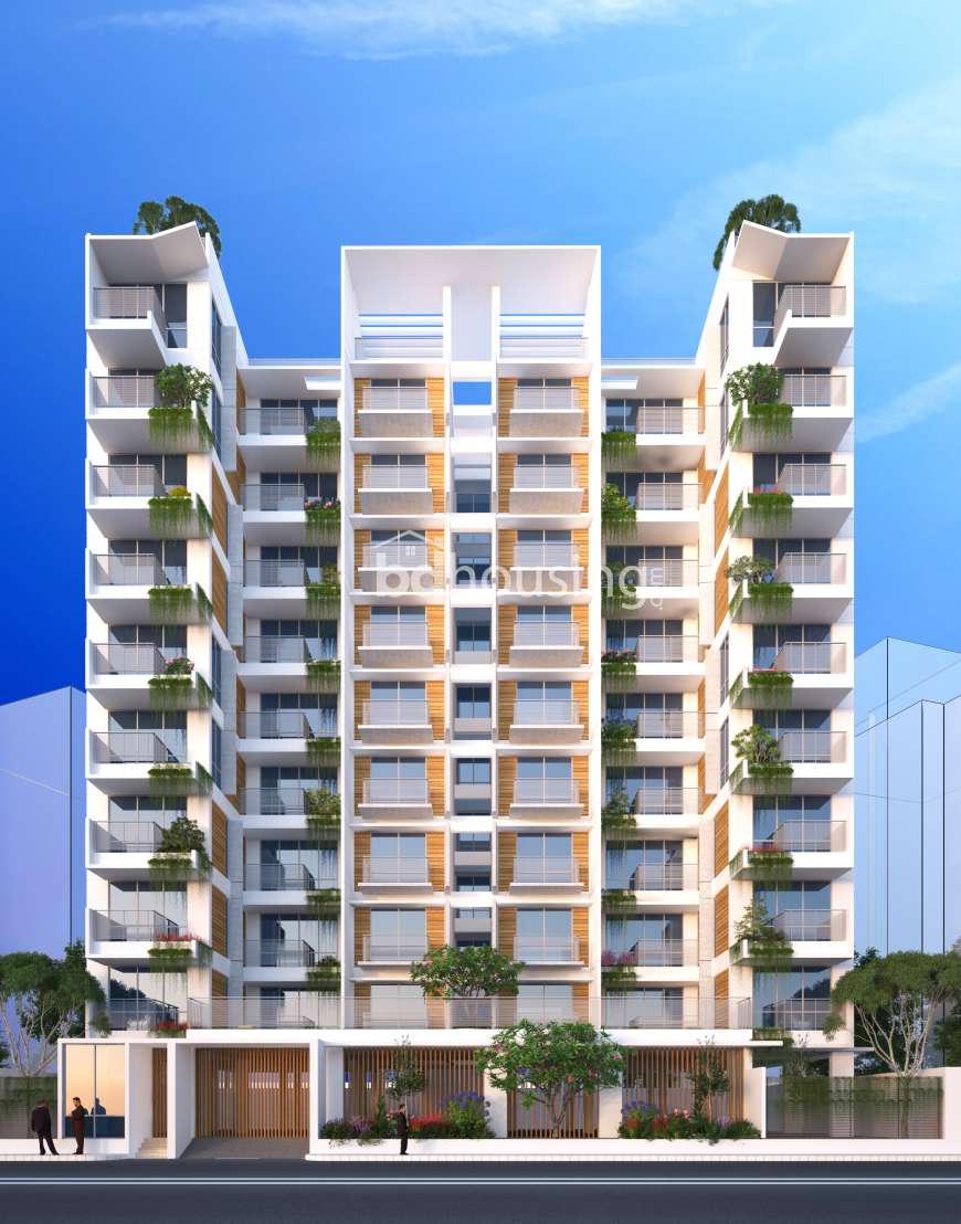 2130 sft 3/4 bed Apt. opposite of Play-Pen School., Apartment/Flats at Bashundhara R/A