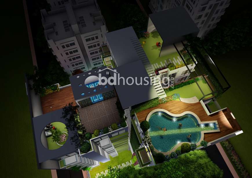 Bashundhara 2250sft Luxury Flat 50% Low Cost, Apartment/Flats at Bashundhara R/A