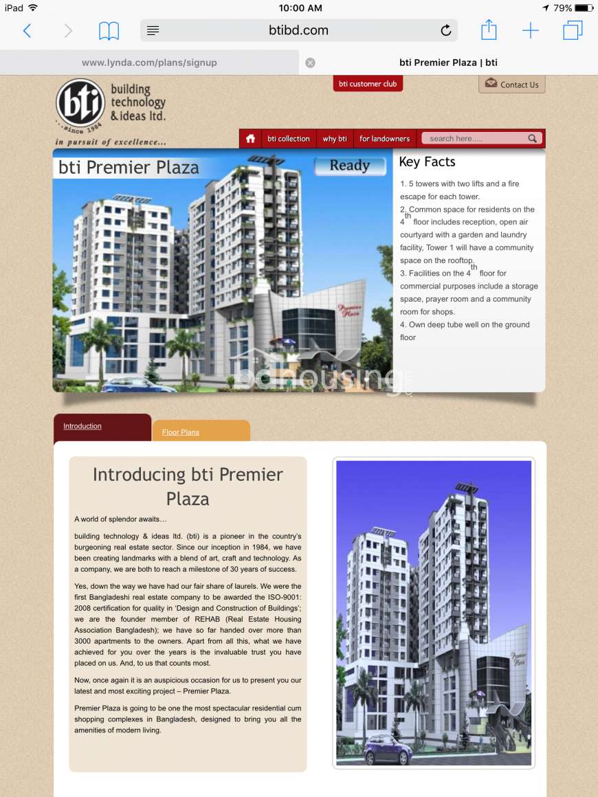 BTI Premier Plaza, Apartment/Flats at Rampura