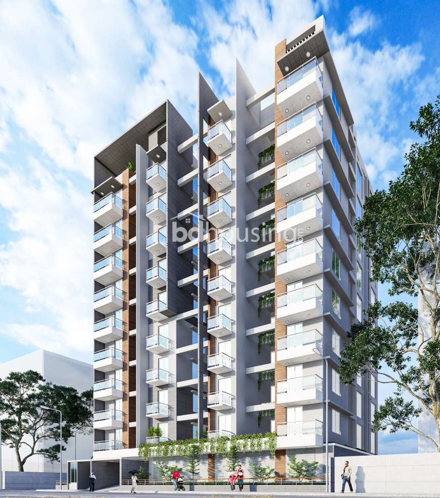 4 Bed 2190 sft Corner Apartment @ K Block, Apartment/Flats at Bashundhara R/A