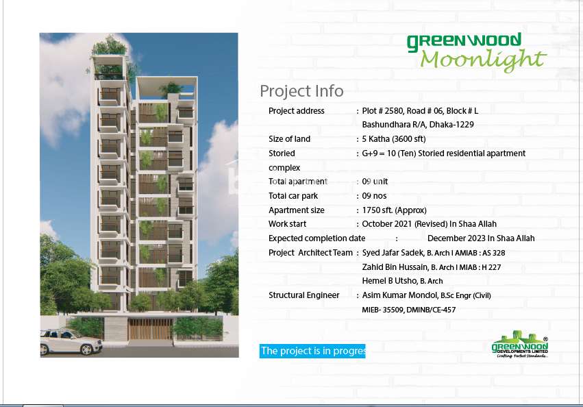 GREENWOOD Moonlight, Apartment/Flats at Bashundhara R/A