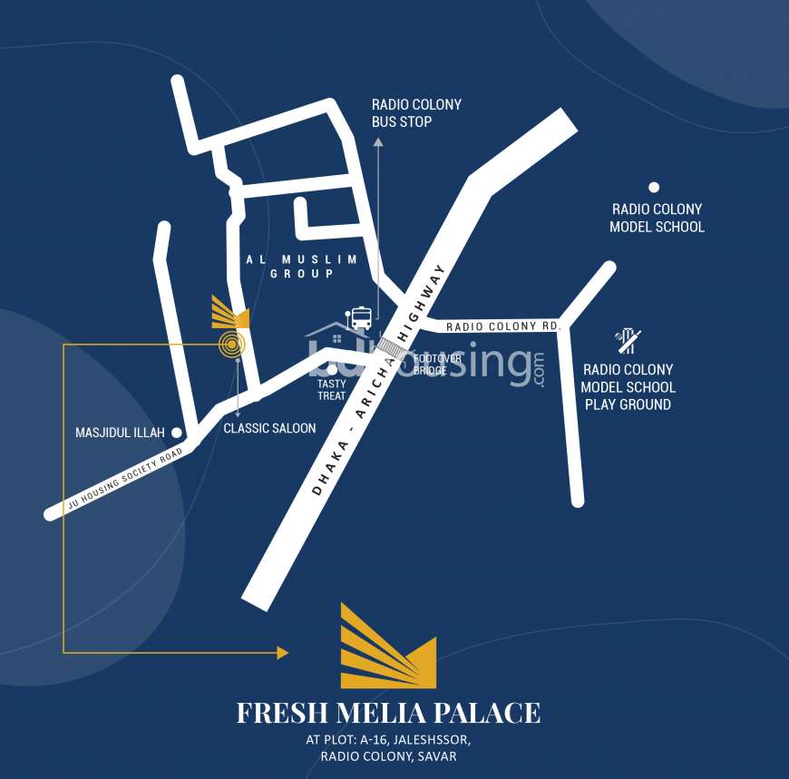 FRESH MELIA PALACE, Apartment/Flats at Savar