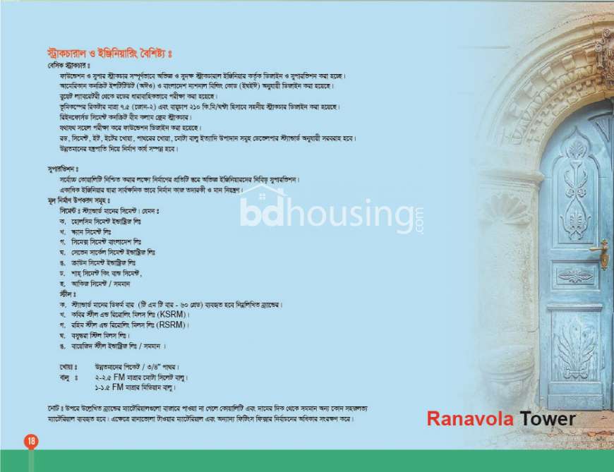 Ranavola tower, Apartment/Flats at Uttara