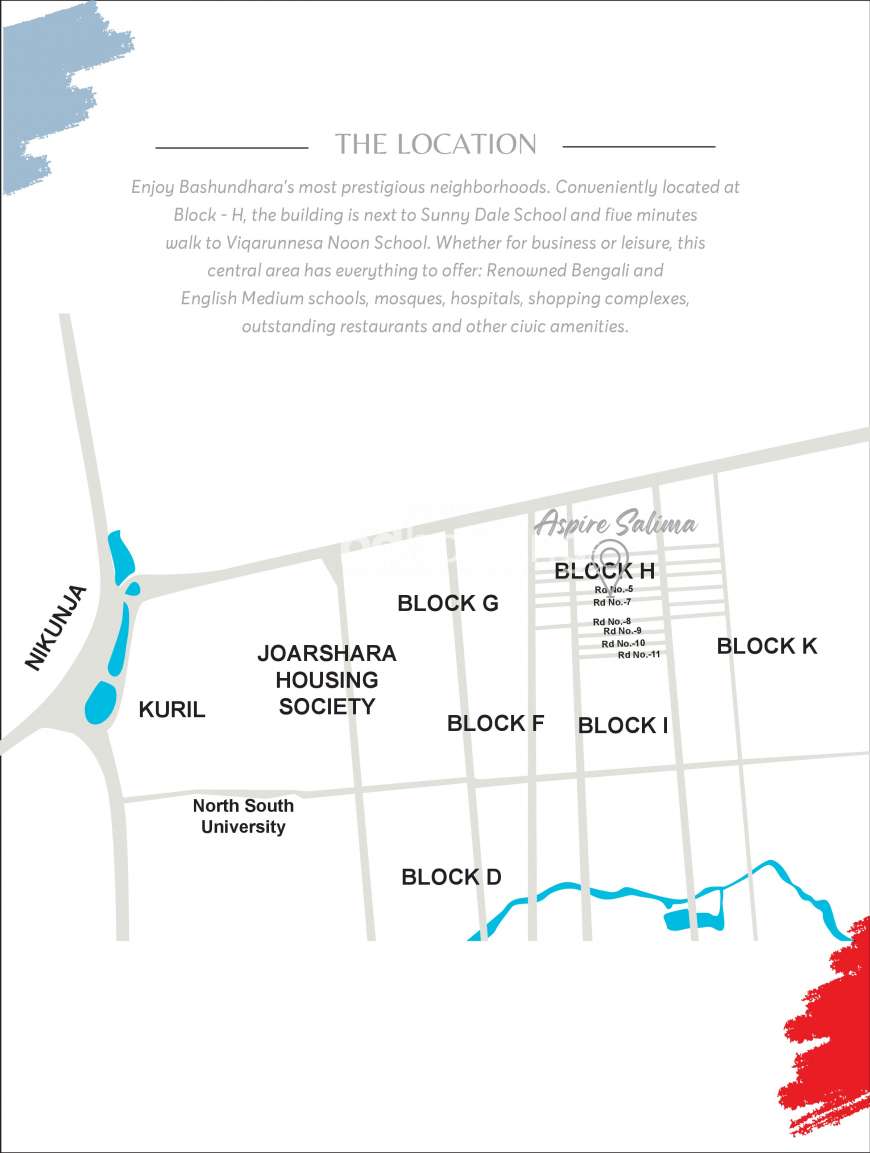 Ongoing 1575 sft South Facing Flat flat at Block H Bashundhara, Apartment/Flats at Bashundhara R/A