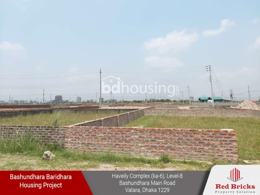 Red Bricks Property Solution, Residential Plot at Bashundhara R/A