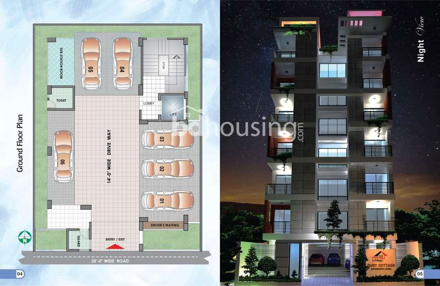NAGAR RUBY COTTAGE, Apartment/Flats at Bashundhara R/A