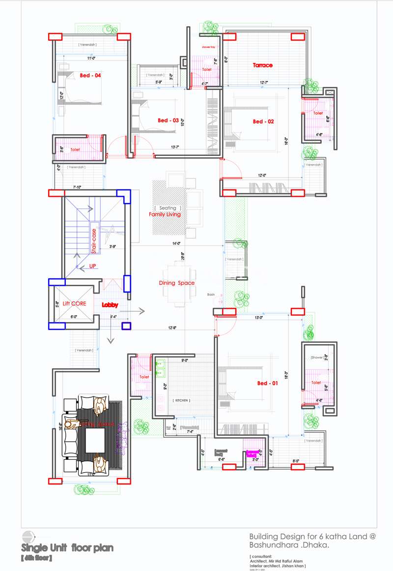 Reliance Spring Field, Apartment/Flats at Bashundhara R/A